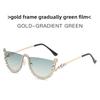 Fashion Sunglasses For Women Uv400 Half Frame Pc Lenses For Outdoor Travel And Parties