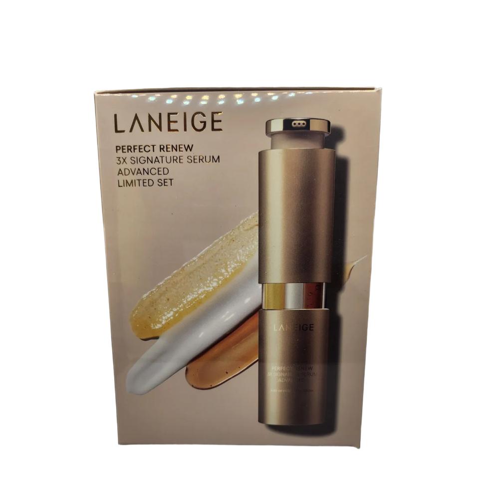 LANEIGE Perfect Renew 3X Signature Serum Set 40ml - Dreifaches Anti-Aging-Konzentrat für Falten, Festigkeit und Ausstrahlung