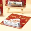 Christmas Santa Money Holder Greeting Card Practical Cash Gift Solution for Christmas Present Exchanging