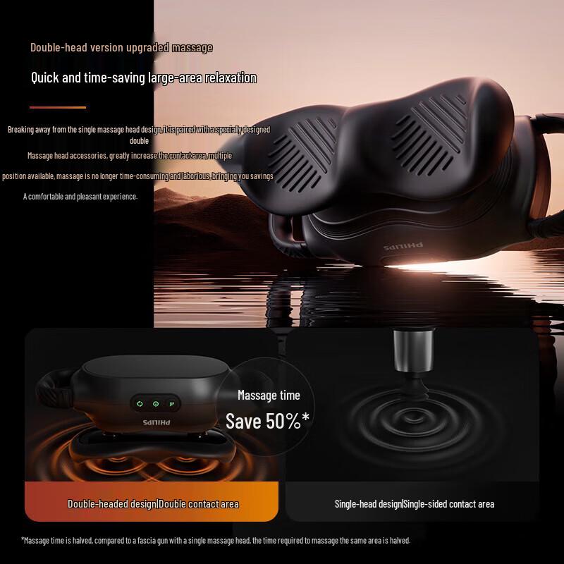 Philips PPM5401G Double-Head Fascia Massage Gun