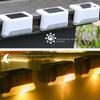 Solar Powered LED Solar Step Lamp Outdoor Fence Lamp Multifunctional Deck Lamp