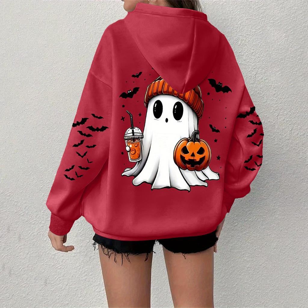 Women's Sweatshirt Casual Long Sleeve Atmosphere Top Loose Popular Round Neck Pullover Sweatshirt Top