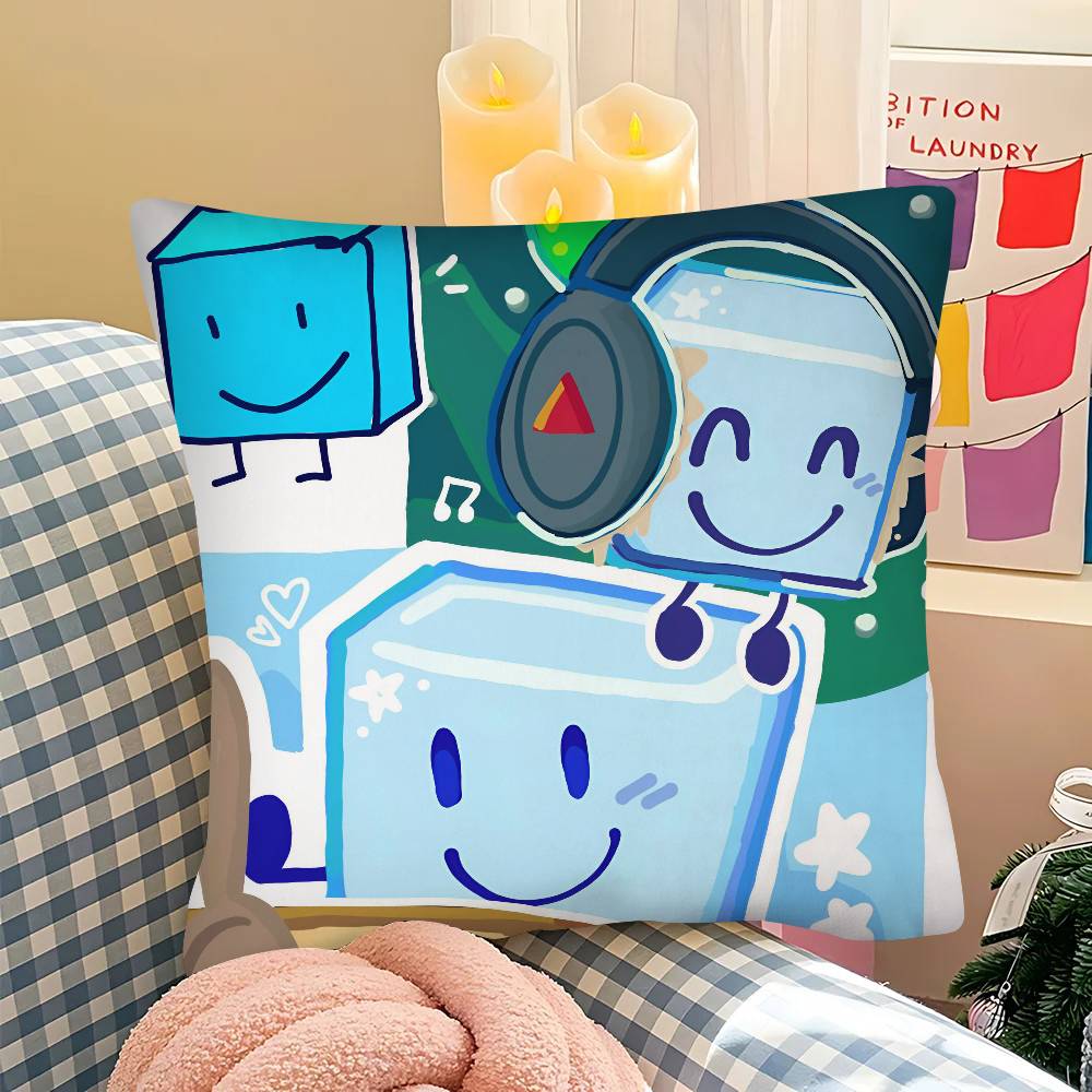 Pc Cube Cartoon BBFDI Pillow Case Fashion Square Pillowcase Bedroom Sofa Room Ins Decoration Leisure