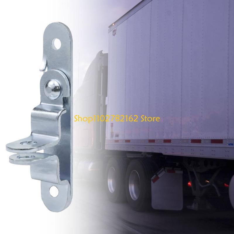 547B 2Pcs Heavy Duty Steel Trailer Door Latches Hasp Lock For Secure Cargo Transport