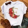 Custom Name Letter Combination Women's High Quality Printing Women Clothing Tops Goth Graphic T Shirts Kawaii Clothes Tee