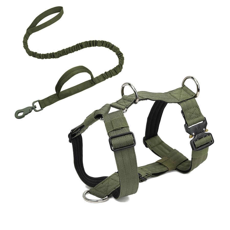 Cross-Border Tactical Vest for Medium & Large Dogs - Harness Style Pet Clothing for Outdoor Activities