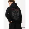 American Style Personalized Pattern Printed Men's and Women's Zipper Hoodie, Loose and Casual Zipper Sweater