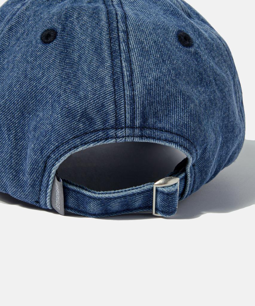 ESPIONAGE Esp Letter Washed Denim Cap Letter S