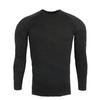 American Seamless Jacquard Muscle-Enhancing Long Sleeve Quick-Dry Slim Fit Round Neck Fitness Top