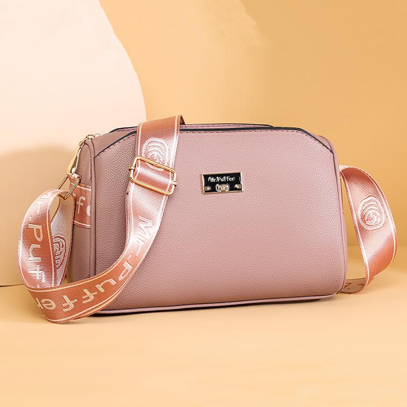 New Spring and Summer Pillow Bag Wide Shoulder Strap One Shoulder Cross Span Bag