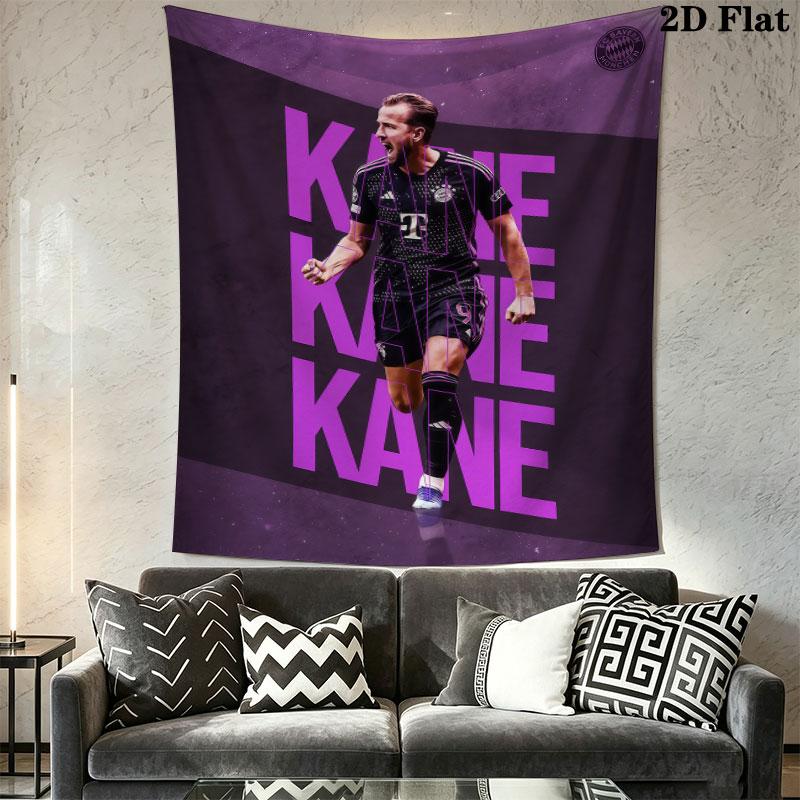 Harry Kane Icon  Wall Hanging Printed Fabric Blanket Decorative Tapestries for Bedroom Living Room Home Decor