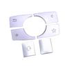 6Pcs Center Console Multimedia Button Trim Cover For Benz E Class W212 2010-2015