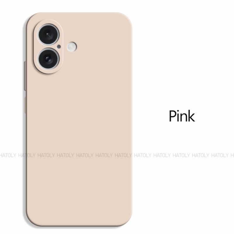 For iPhone 16 Case For iPhone 16 Plus 16 Pro Max Cover TPU Shockproof Liquid Silicone Phone Case Protective Cover For iPhone 16