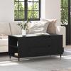 Coffee Table Black Oak Look 102 x 44.5 x 50 cm