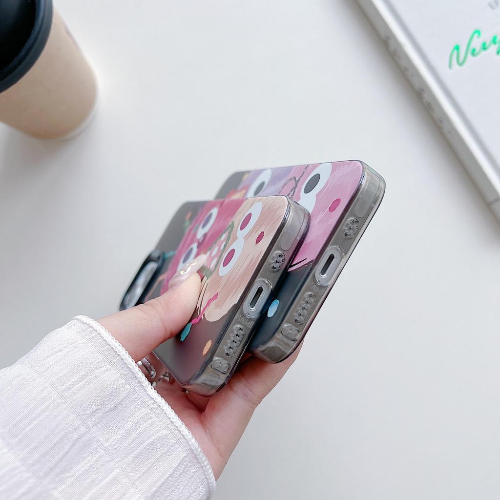 Laser Süßer Vogel Silikonhülle für Xiaomi Redmi Note 12 11 Samsung A54 A24 A14 Oppo A78 A58 A38 Tecno Spark 10 30C Funda Bemalte Hülle Weiche TPU Stoßstange