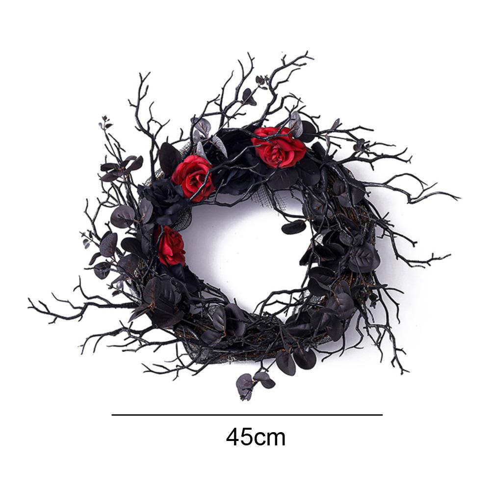 

Хэллоуин Гирлянда Домашнее Украшение Гирлянда Праздничная Гирлянда Светодиодный Декоративный Венок with LED light