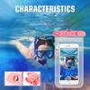 Universal Waterproof Phone Pouch Flexible Lightweight Dry Bag Sealed Case for Swimming Beach and Pool
