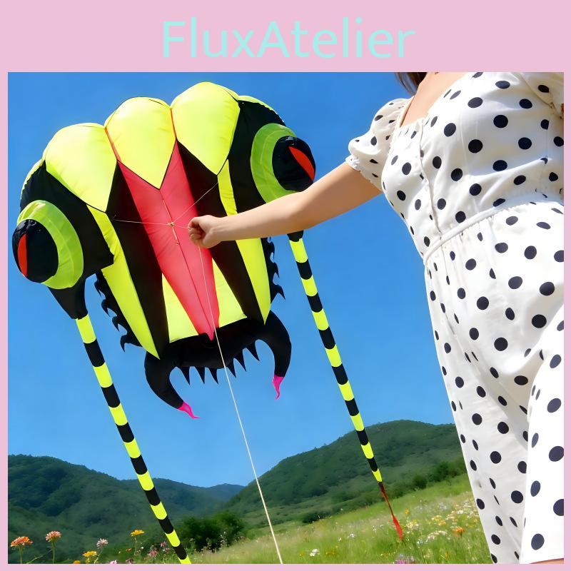 Soft Tailed Insect Kite With Glass Fiber Frame For Childrens Outdoor Play And Gift Giving