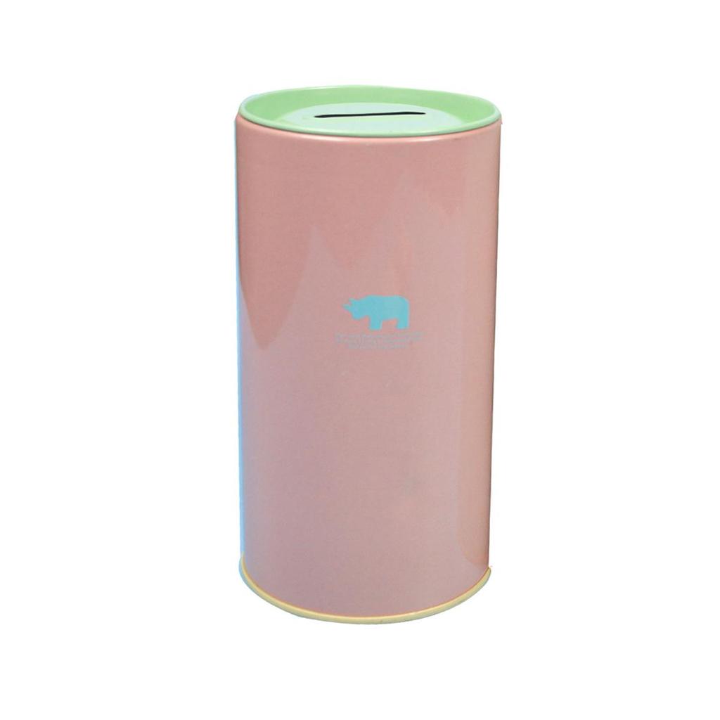 Round Tin Money Box and Pen Holder - Creative Cartoon Piggy Bank and Student Gift Prize