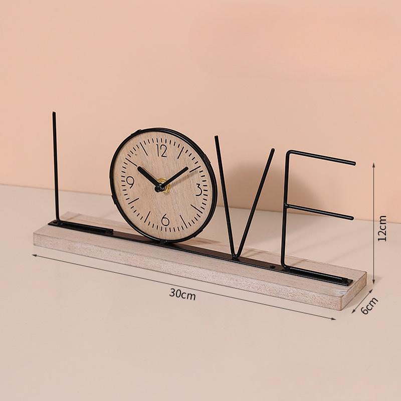 

Новые Креативные Часы Украшения Современные Простые Кованые Железные Буквы Часы Дом Гостиная ТВ Тумба Украшение Декор