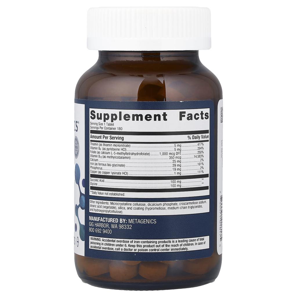 Hemaogenics®, 180 Tablets