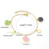 Colorful Cute Enamel Beaded Bracelet Waterproof Delicate Versatile Women's Jewelry Accessory