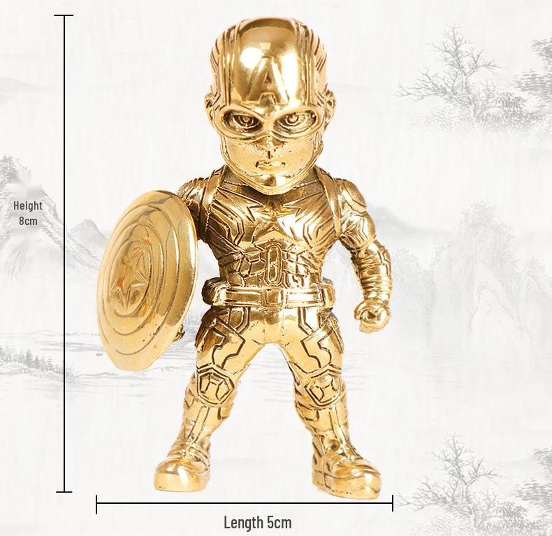 Copper Captain America Figure - Marvel Hero