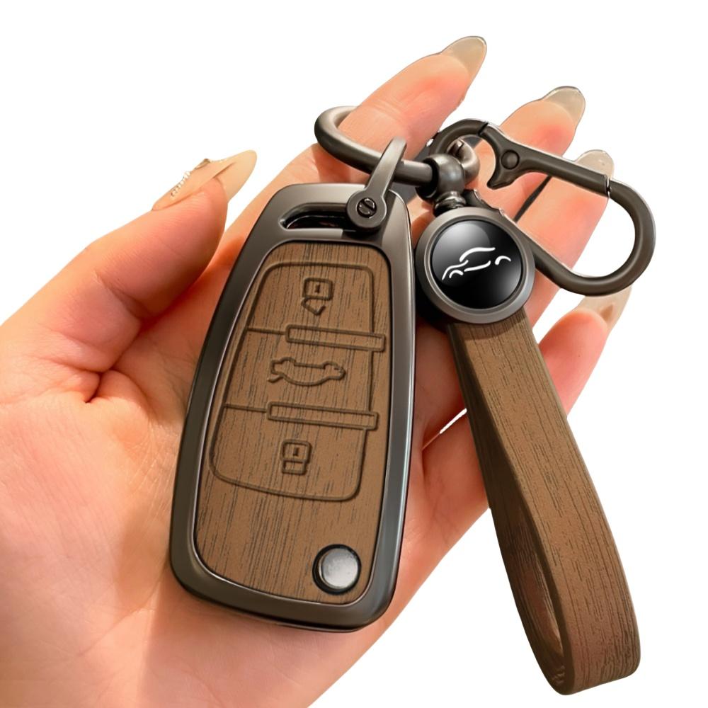 Módní skládací obal na klíč od auta pro A3 8L 8P A4 B6 B7 B8 A6 C5 C6 4F RS3 Q3 Q7 TT 8L 8V S3 Auto skořepina Fob příslušenství