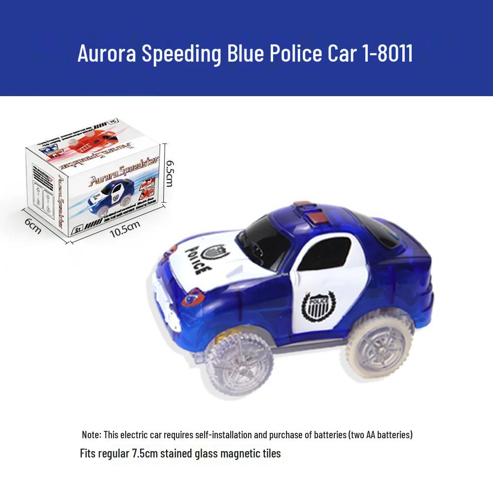Cross-Color Magnetic Window Blocks: 7.5C Road & Traffic Construction Set for Kids