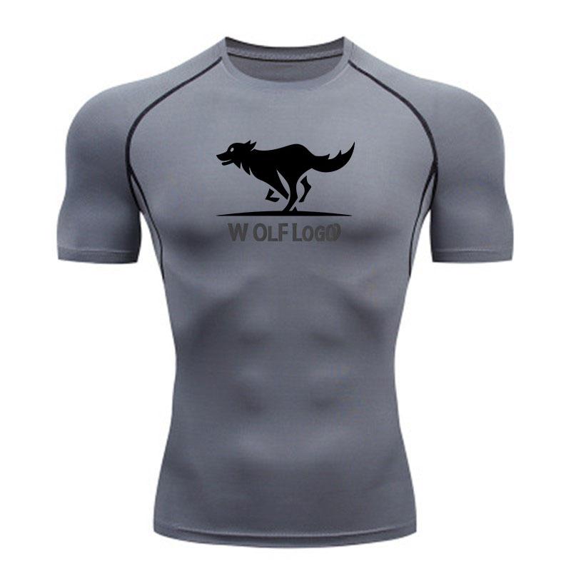 Men's Compression Athletic T-Shirt, Quick Dry Breathable Run