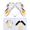 Plush Ears Hairband With Adjustable Wing Soft Plush Headbands For Costume Parties Kids