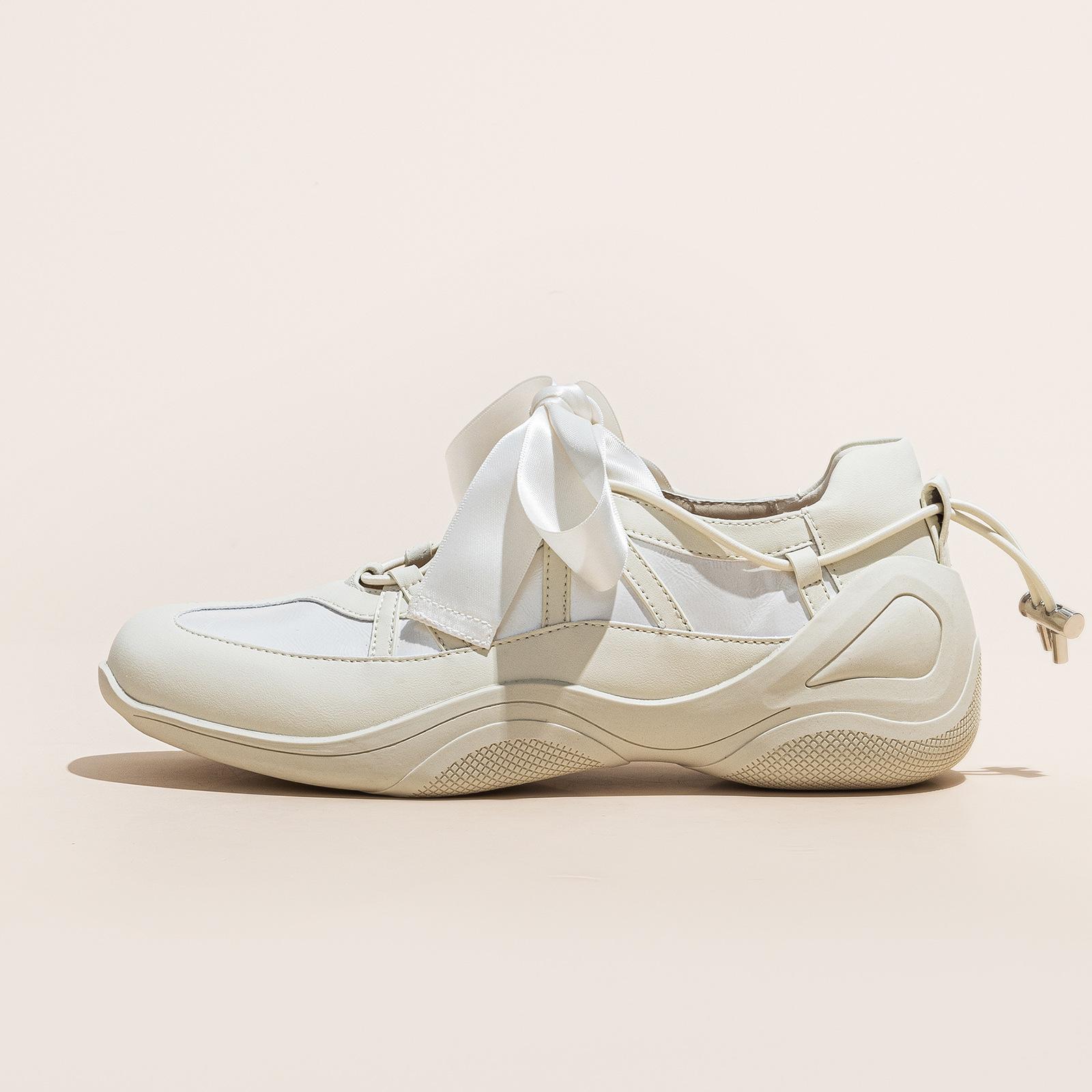 

Mary Jane shoes summer new leather platform heightening ballet academy style casual 35