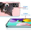 Anime Cute Black Cat Meow Phone Case For Samsung Galaxy A17 A16 A15 A14 A13 A57 A56 A55 A54 A53 A37 A36 A35 A34 A33 A26 A25 A24