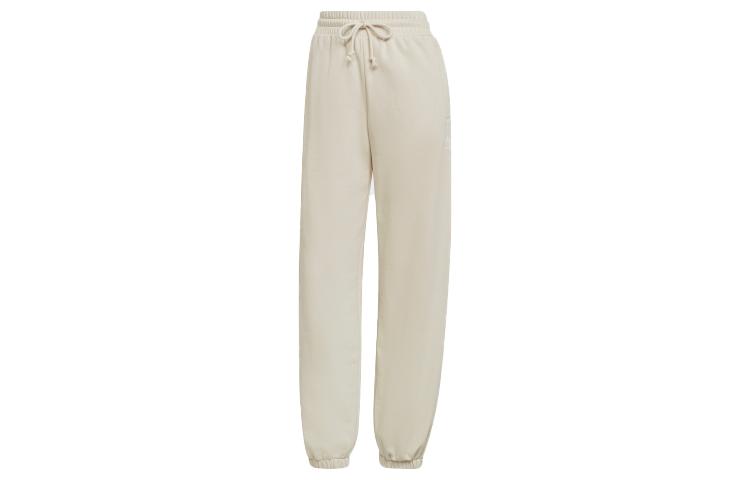 

Adidas Originals Knitted Sweatpants Women s Yellow/White Moderate Cuffed Pants HU1623 J/OT