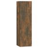 5 piece TV cabinet set smoked oak effect engineered wood