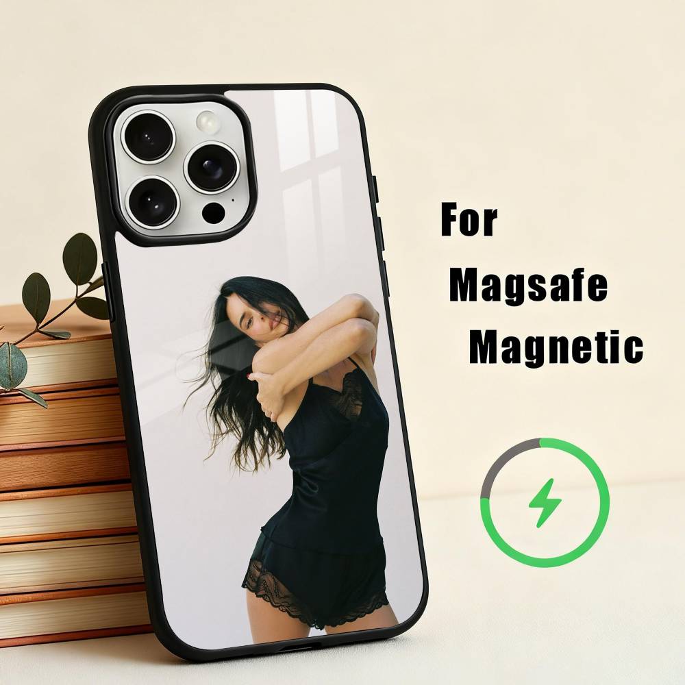 

Модель K-Кендалл Николь J-Дженнер Чехол для телефона для iPhone17,16,15,14,13,12,11 Plus,Pro Max Магнитный Для Magsafe Беспроводной Зарядки iphone16e