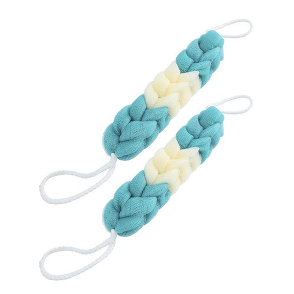 

2Pcs Bath Strip Long Bath Loofahs Stretchable Mesh Exfoliating Loofah Back Scrubber Adult Bath Towel With Back Bath Towel
