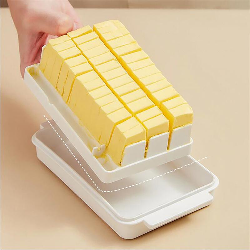 Covered Butter Cutting Storage Box Refrigerator Cheese Cheese Baking Storage Tools Butter Cutting Eco-Friendly Home Accessories