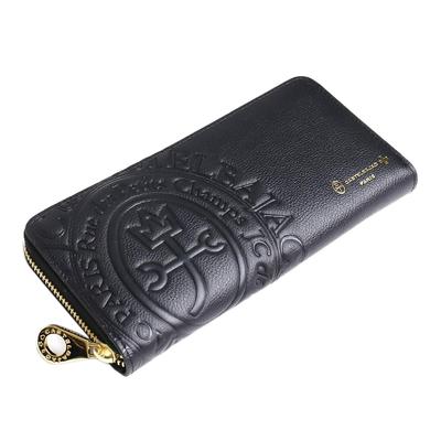Portafoglio Lungo con Zip Circolare Comet Castelbajac con Portamonete 046602 Portamonete, Nero,