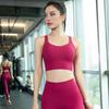 Soutien-gorge de sport antichoc pour femme - Débardeur haut de gamme pour course à pied, yoga, fitness avec coussinet de poitrine intégré