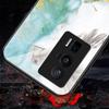 Schutzhülle aus gehärtetem Glas, PC und TPU mit Marmormuster für Xiaomi Poco F5 Pro 5G/Redmi K60 Pro 5G/K60 5G