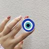 Türkischer Glücksbringer Blauer Nazar-Auge Abstrakter Handygriff Tok Ständer Halter Transparent Griptok für iPhone 13 Samsung Huawei Xiaomi Halterung