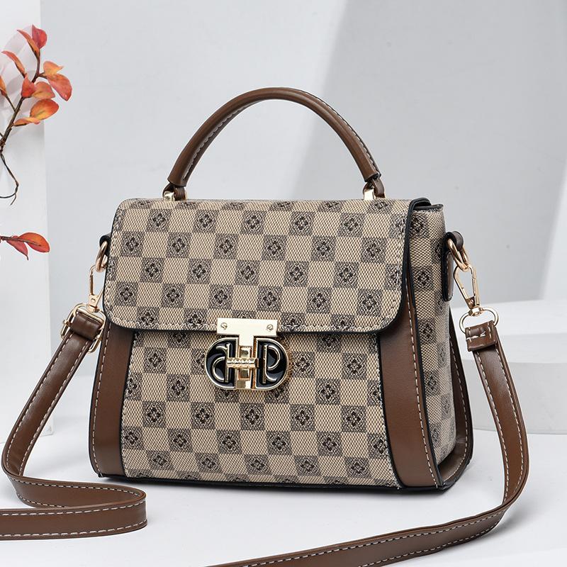 Bag women's bag 2025 new pu small square bag high-end sense versatile shoulder messenger bag women's bag tide