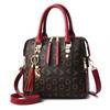 Taizhou Women's Bag Printed Handbag Women's Bag Letter Pattern Korean Version PU Soft Leather Women's Shoulder Oblique Span Bag Bags