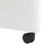 Dining Room Chairs with Casters 2 pcs White 57 x 66 x 94 cm