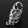 Shinjuku Ginnokura Watermark Butterfly Long Silver Ear Cuff for One (1P Ear) Women's