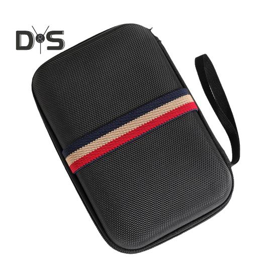 

Водонепроницаемая сумка для хранения с сетчатым карманом, застежкой-молнией, большой вместимостью, ударопрочная, устойчивая к ударам, сумка для хранения игровой консоли чёрный