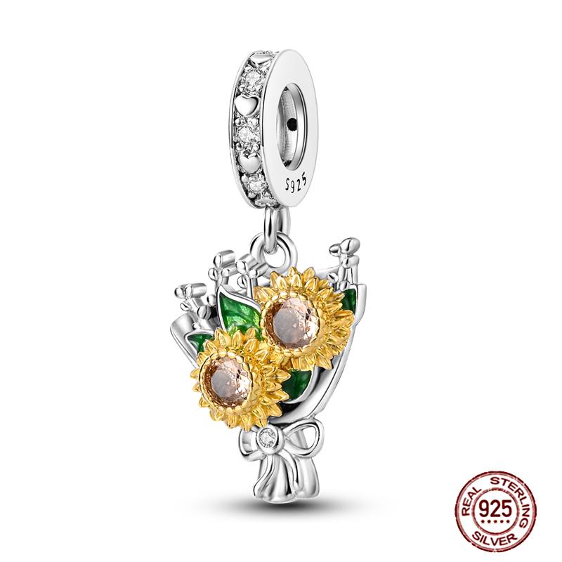 Farmece Margele Cupru Albastru Cameleon Fluture Ochi Rău Palmă Paznic Potrivite Brățări Bangle Colier Bijuterii DIY pentru Femei