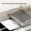 HUALEAI Stainless Steel Kitchen Dish Drainer Rack