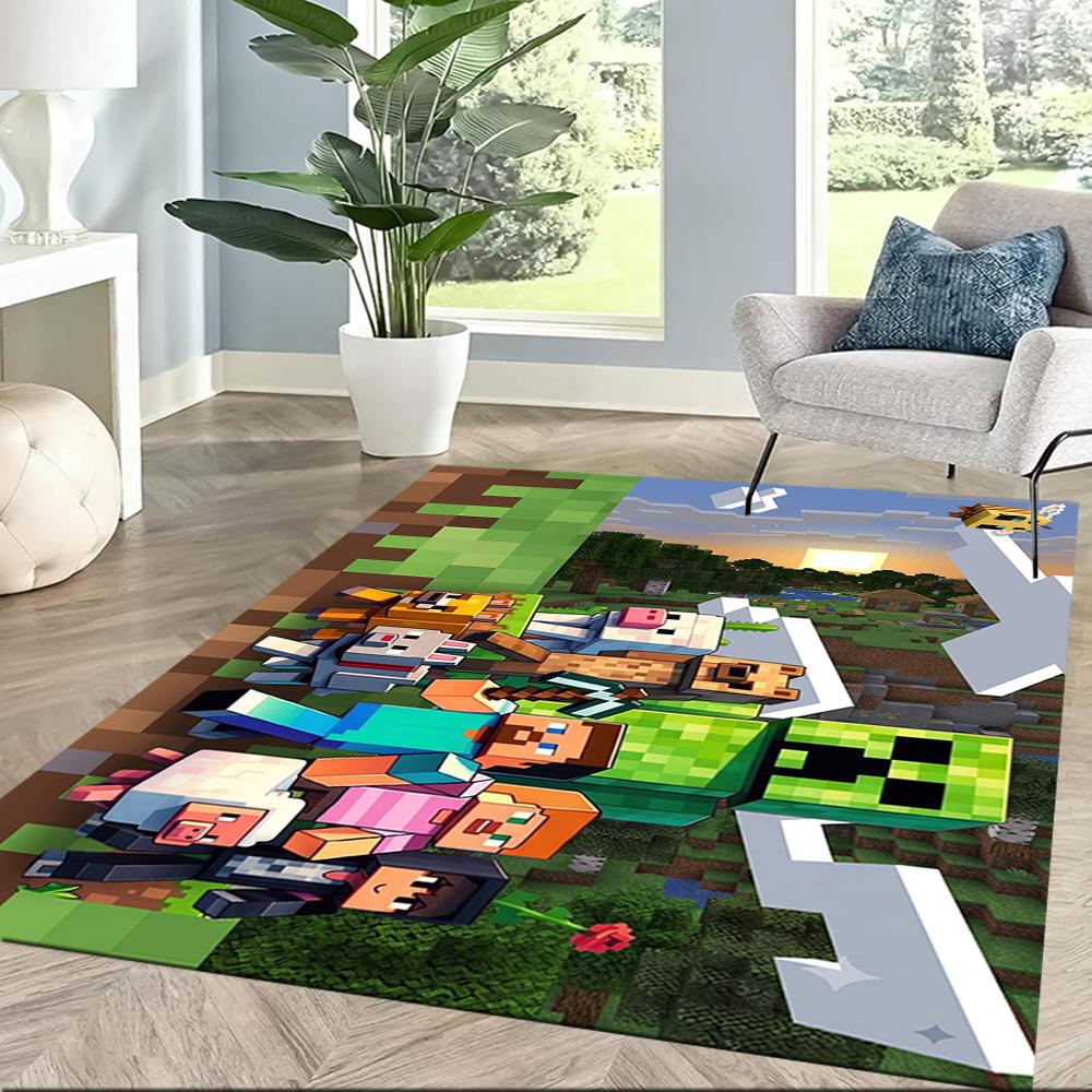 Minecraft 306 Floor Rug Office Rug Suitable for Decorate room Outdoor Dormitory Entryway Antislip Carpet Office home decor